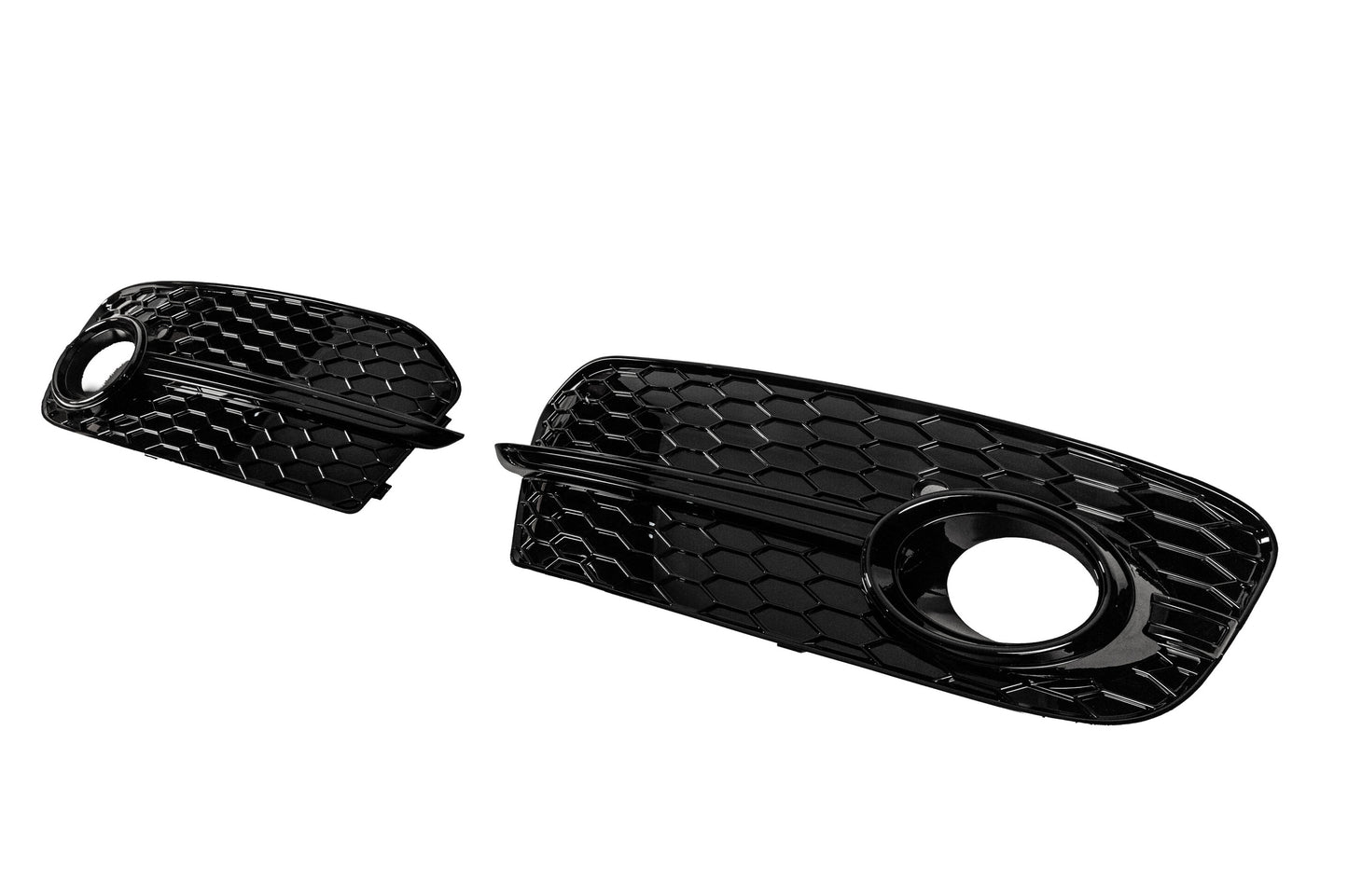 Fog Light Grilles RS-Style (2013-2017, 2 pcs, Black) for Audi Q5 2008-2017 - image 2