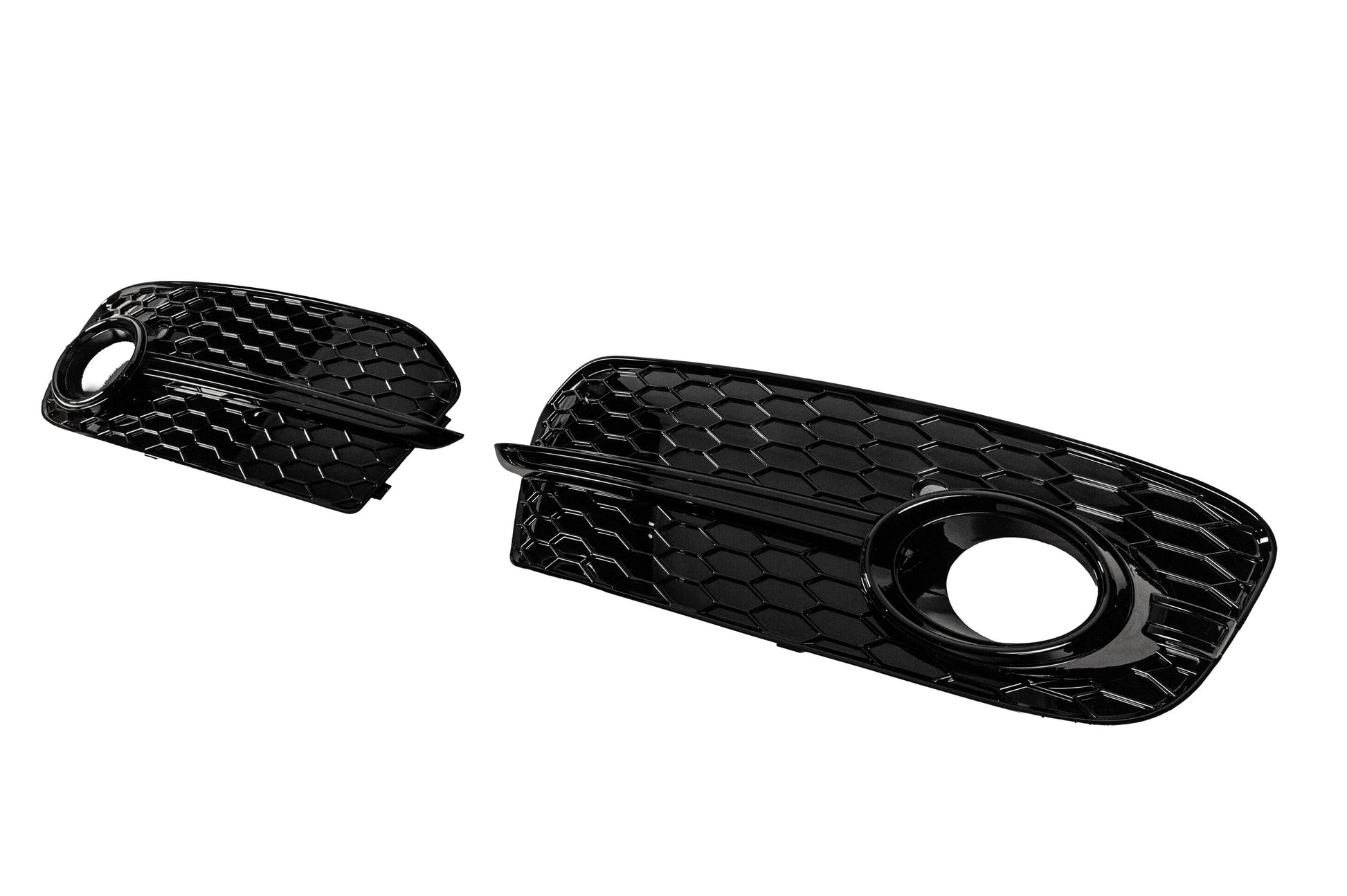 Fog Light Grilles RS-Style (2013-2017, 2 pcs, Black) for Audi Q5 2008-2017 - image 2