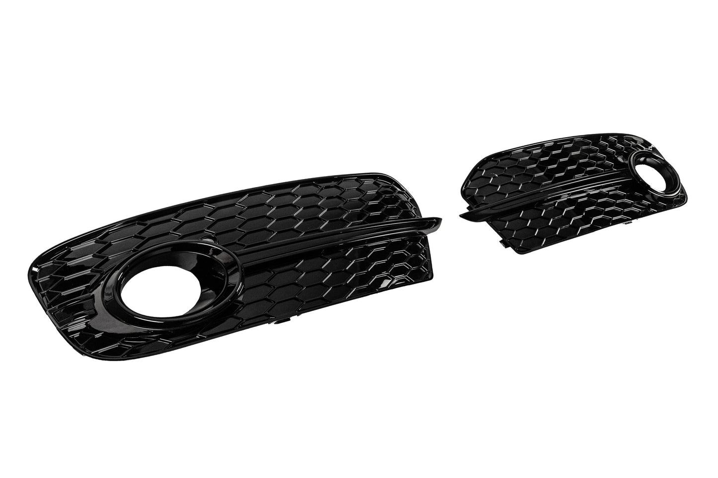 Fog Light Grilles RS-Style (2013-2017, 2 pcs, Black) for Audi Q5 2008-2017 - image 3