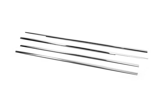 The outer edging of the glass (4 pieces, stainless steel) for Honda Civic Sedan VII 2001-2006 - image 2