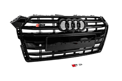 Front Grille S-Style (2016-2019, black) for Audi A5 2016-2025 - image 4