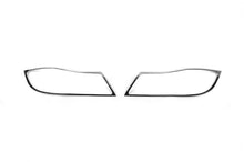Covers for headlights (2 pcs., Plast) for BMW 3 series E-90/91/92/93 2005-2011 - Reelken Auto