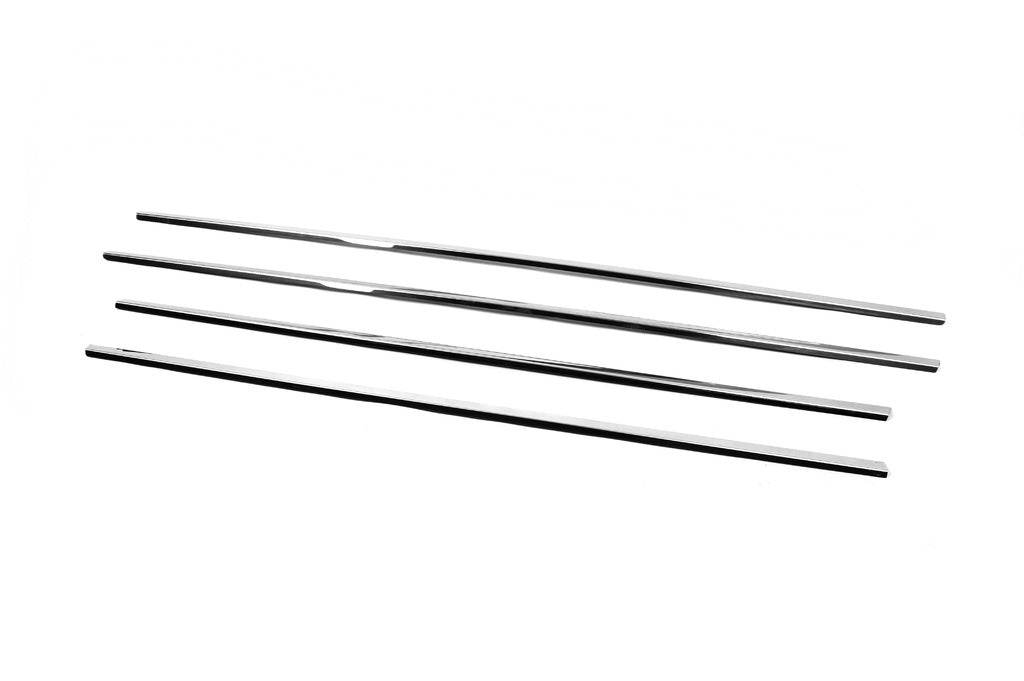 The outer edging of the glass (4 pieces, stainless.) for Ford Mondeo 2000-2007 - Reelken Auto