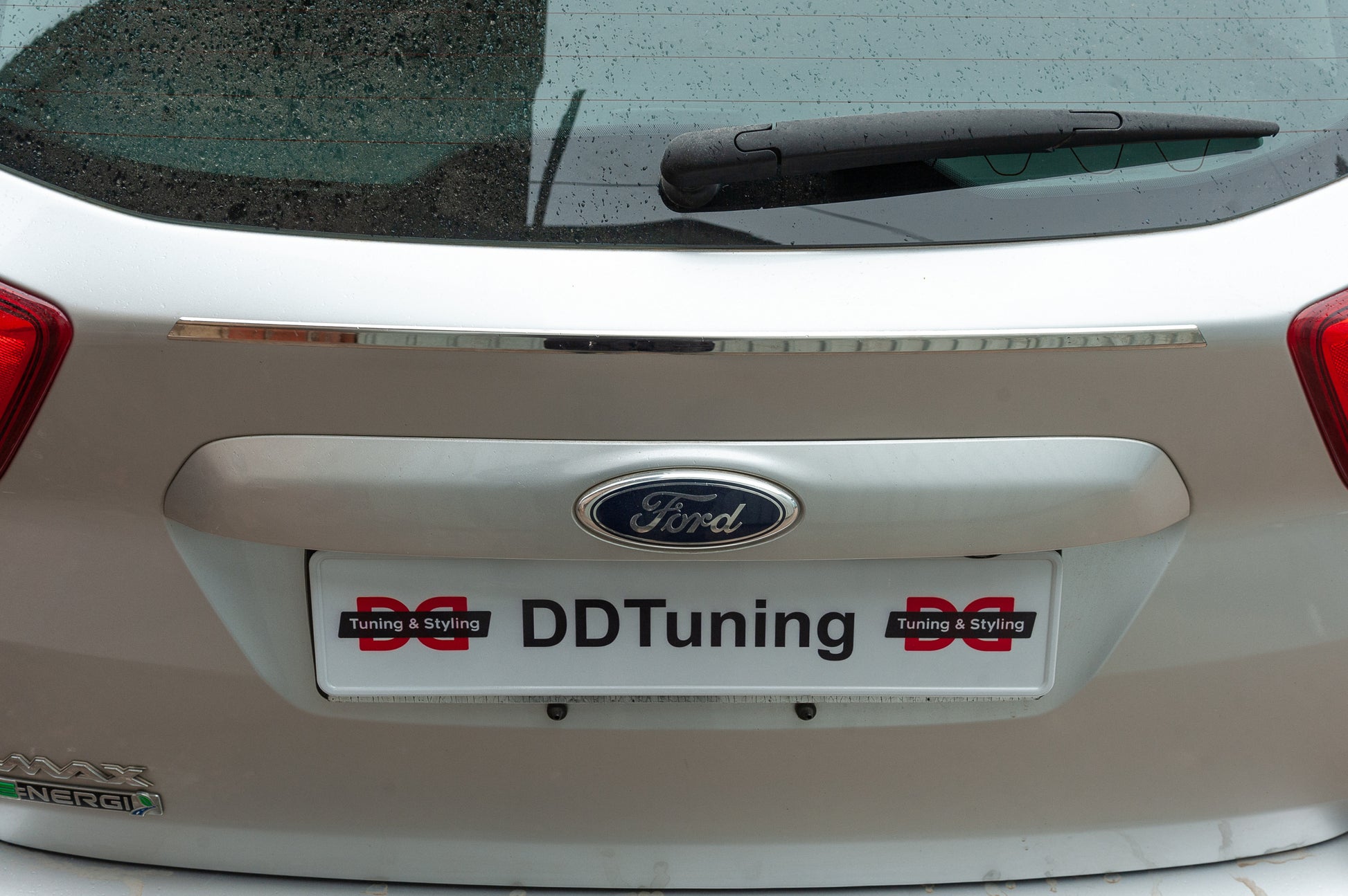 Chrome trim above license plate OmsaLine (stainless steel) for Ford C-Max/Grand C-Max 2010-2019 - image 6