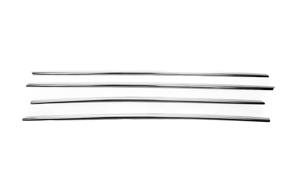 Bottom edging of glass OmsaLine HB, SD (4 pieces, stainless steel) for Ford Focus IV 2018↗ year - image 2