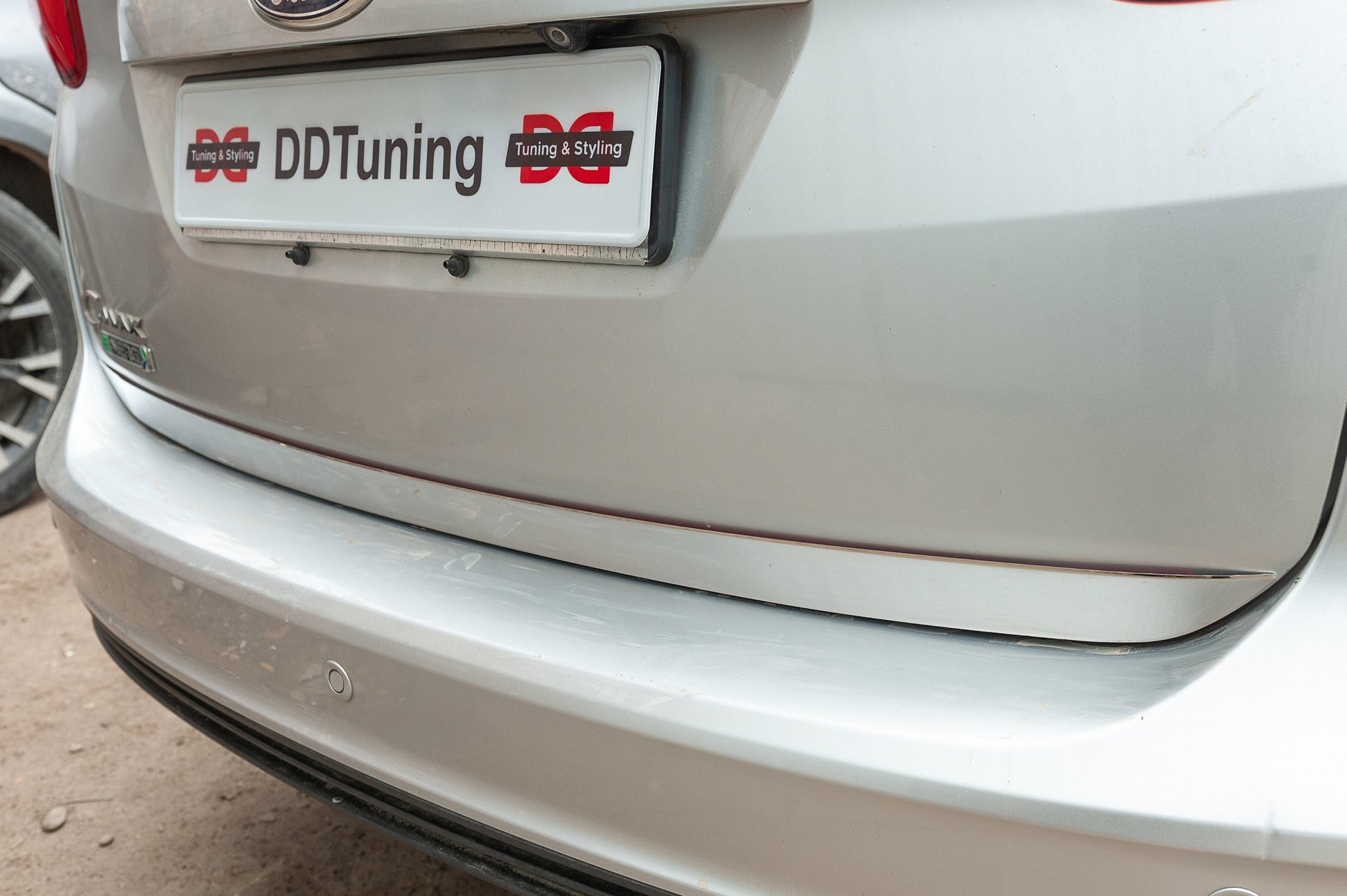 Trunk trim stainless steel for Ford C-Max/Grand C-Max 2010-2019 - image 1