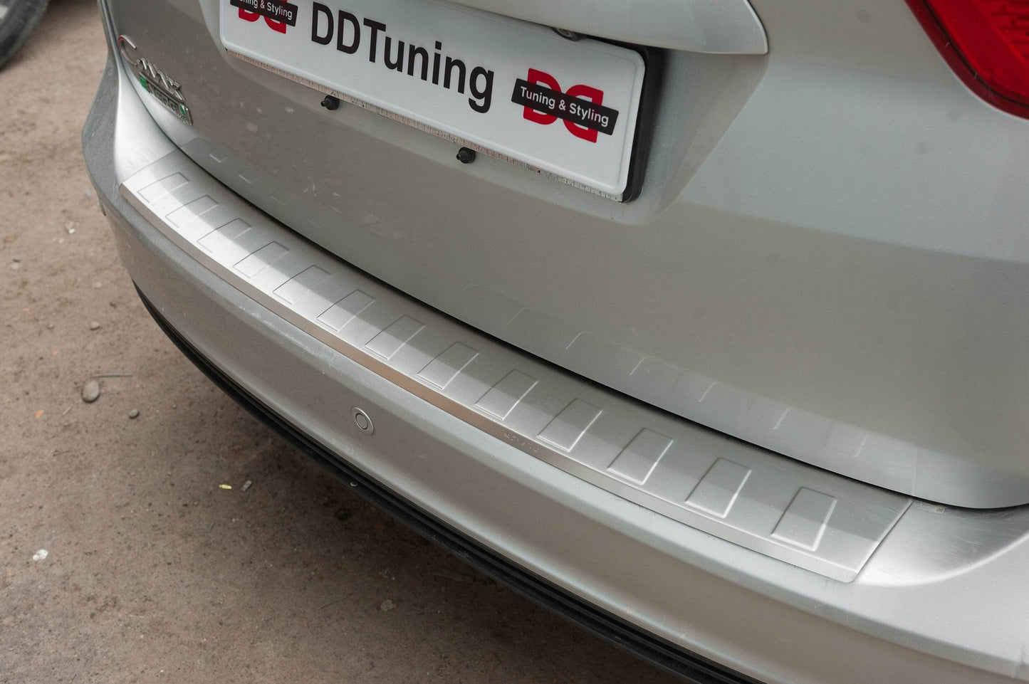 OmsaLine rear bumper cover (stainless) for Ford C-Max/Grand C-Max 2010-2019 - Reelken Auto