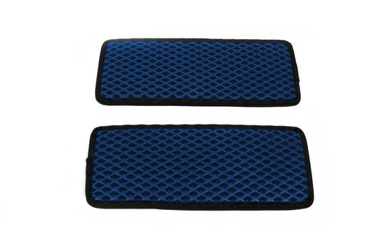 Polyurethane threshold mats (2 pcs, EVA, Blue) for Citroen Jumper 2007-2025 - Reelken Auto