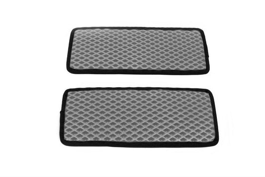 Polyurethane threshold mats (2 pcs, EVA, gray) for Opel Movano 2021- - image 1