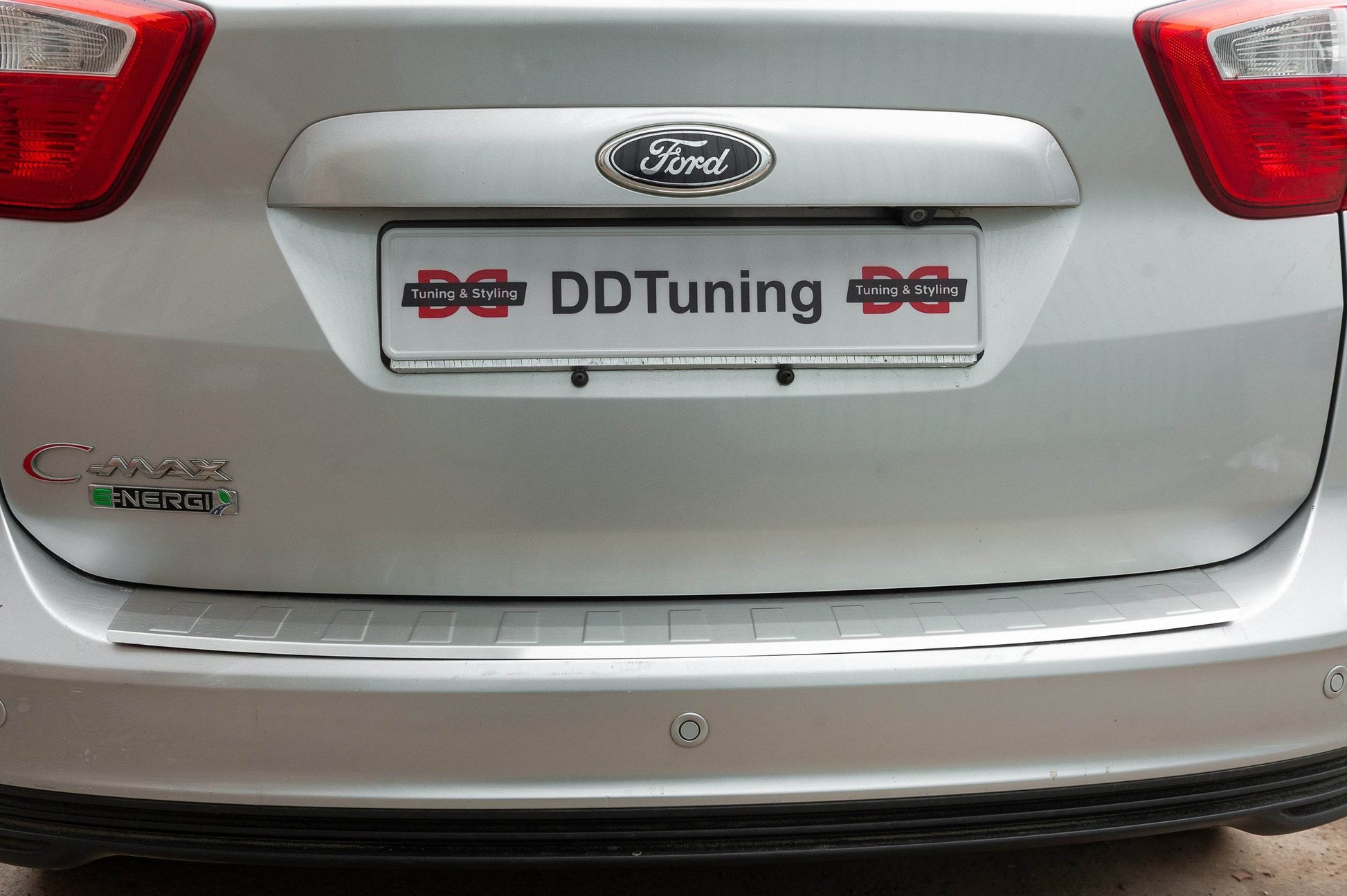 OmsaLine rear bumper cover (stainless) for Ford C-Max/Grand C-Max 2010-2019 - Reelken Auto