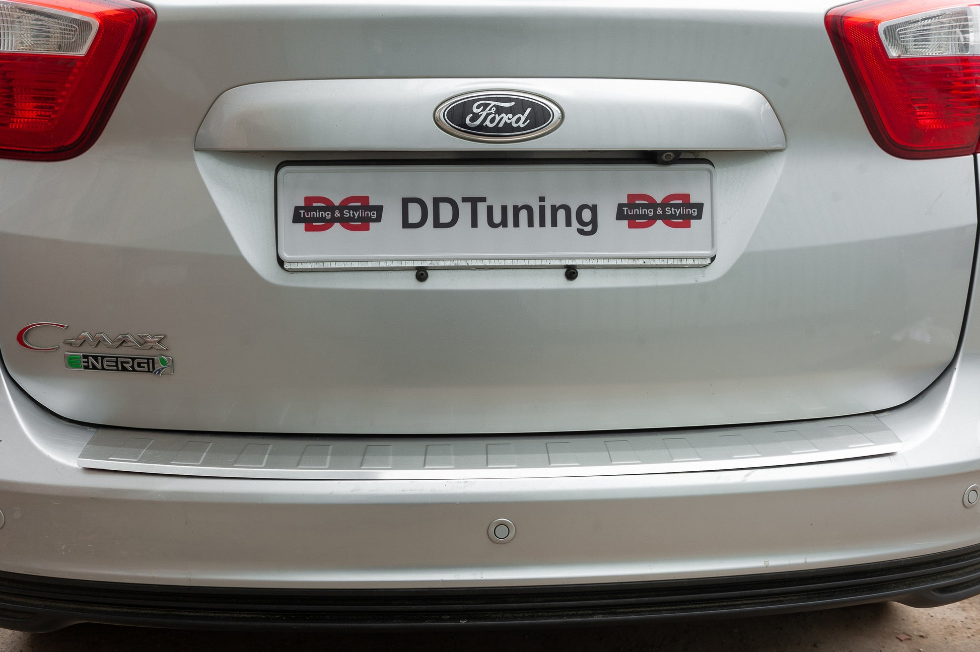 Rear Bumper Protector OmsaLine (Stainless Steel) for Ford C-Max/Grand C-Max 2010-2019 - image 8