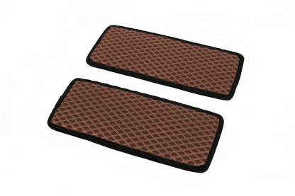 Polyurethane Door Sill Mats (2 pcs, EVA, brick) for Citroen Jumper 2007-2025 - image 2