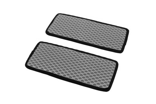 Polyurethane threshold mats (2 pcs, EVA, gray) for Citroen Jumper 2007-2025 - Reelken Auto
