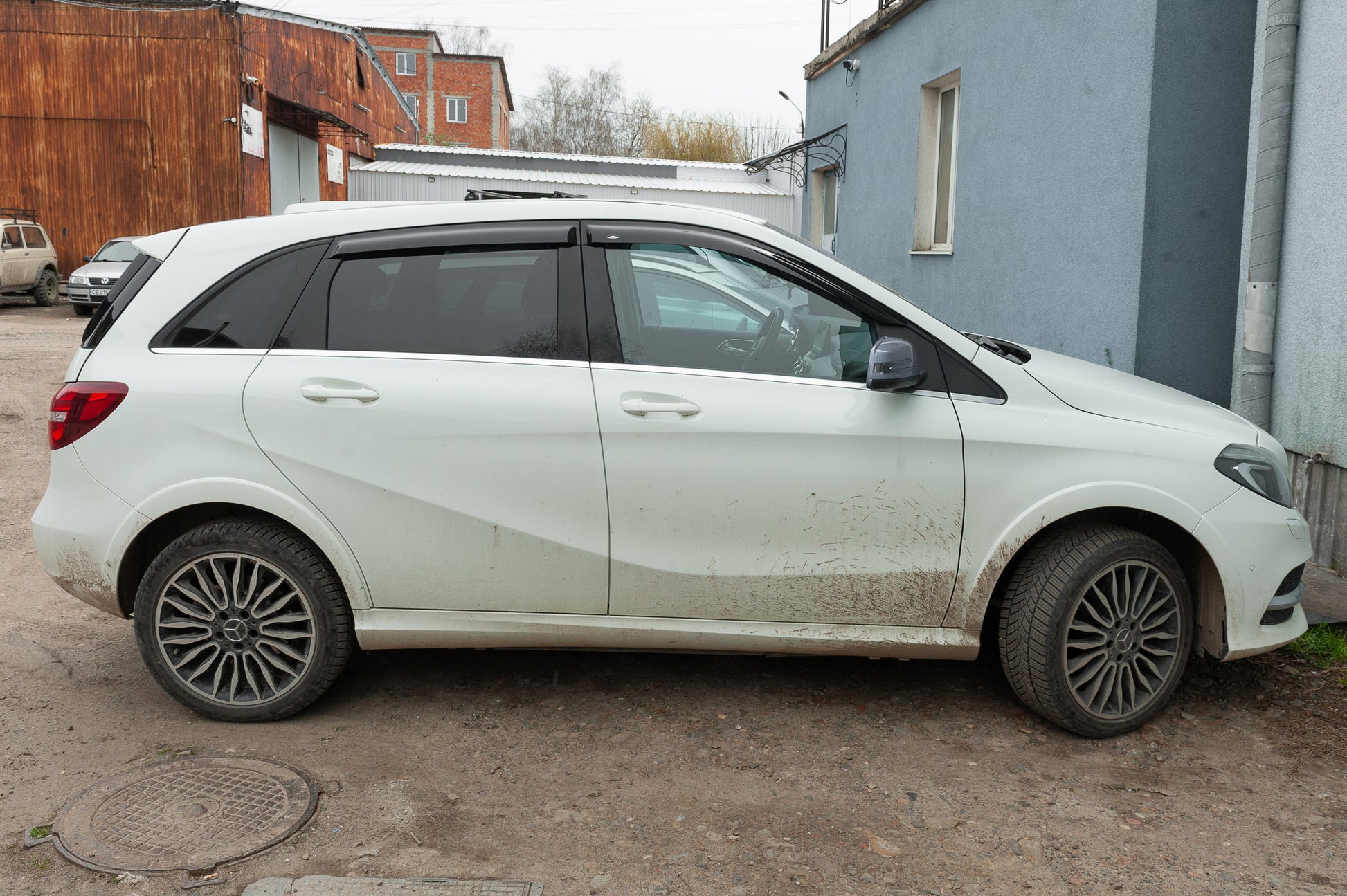 Window Deflectors (4 pcs, HIC) for Mercedes B-class W246 2011-2018 - image 5