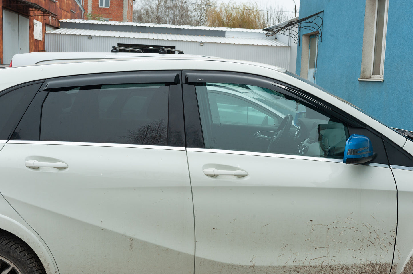 Window Deflectors (4 pcs, HIC) for Mercedes B-class W246 2011-2018 - image 4