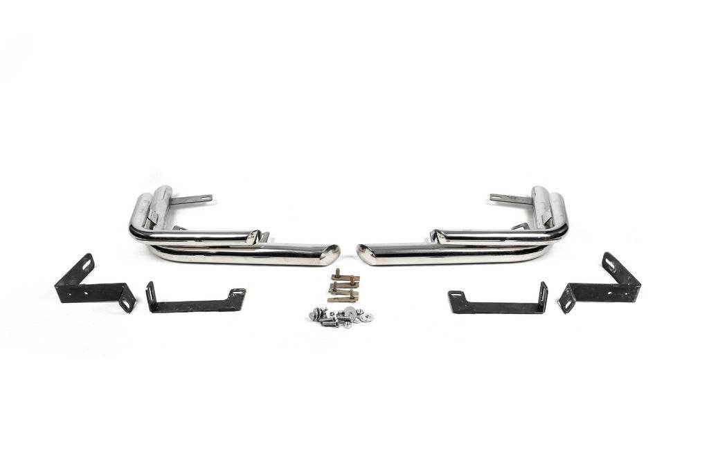 Rear corners AK003-Double (2 pcs., stainless steel) for Nissan X-trail T31 2007-2014 - Reelken Auto
