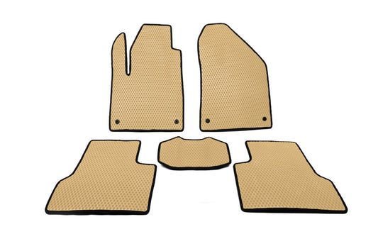 EVA Floor Mats (Beige) for Jeep Cherokee KL 2013- - image 1