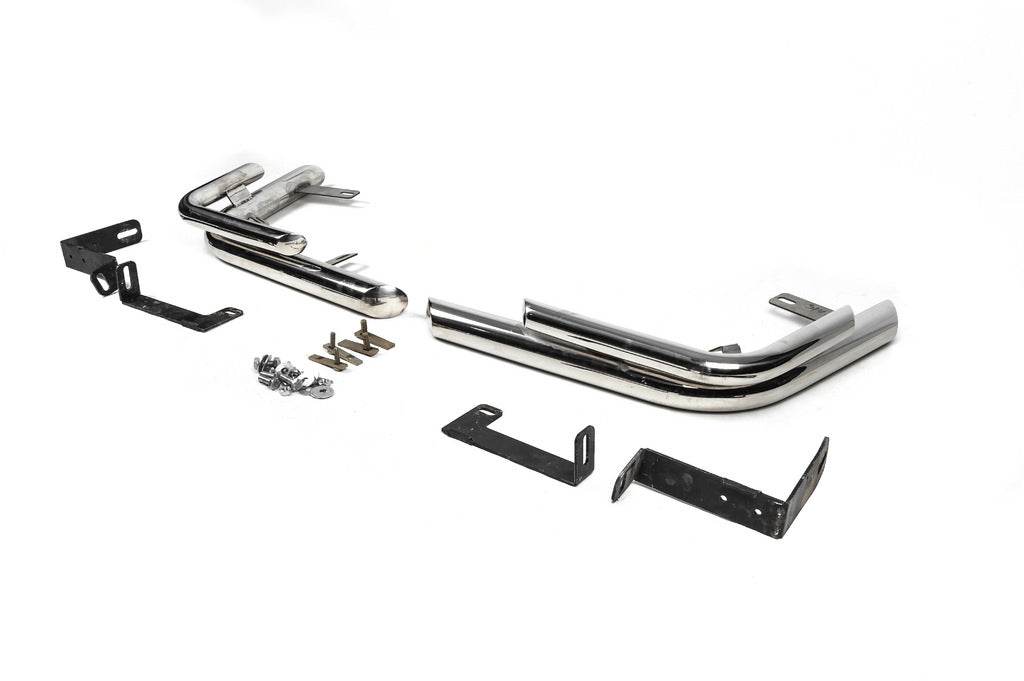 Rear corners AK003-Double (2 pcs., stainless steel) for Nissan X-trail T31 2007-2014 - Reelken Auto