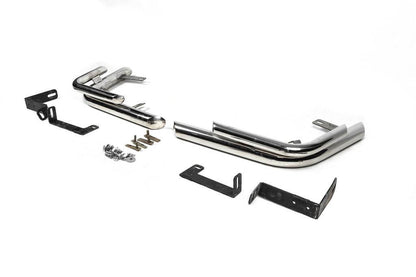 Rear corners AK003-Double (2 pcs., stainless steel) for Nissan X-trail T31 2007-2014 - Reelken Auto