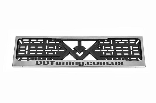 Frame for number chrome DD Tuning (1 pc, stainless steel) - Reelken Auto