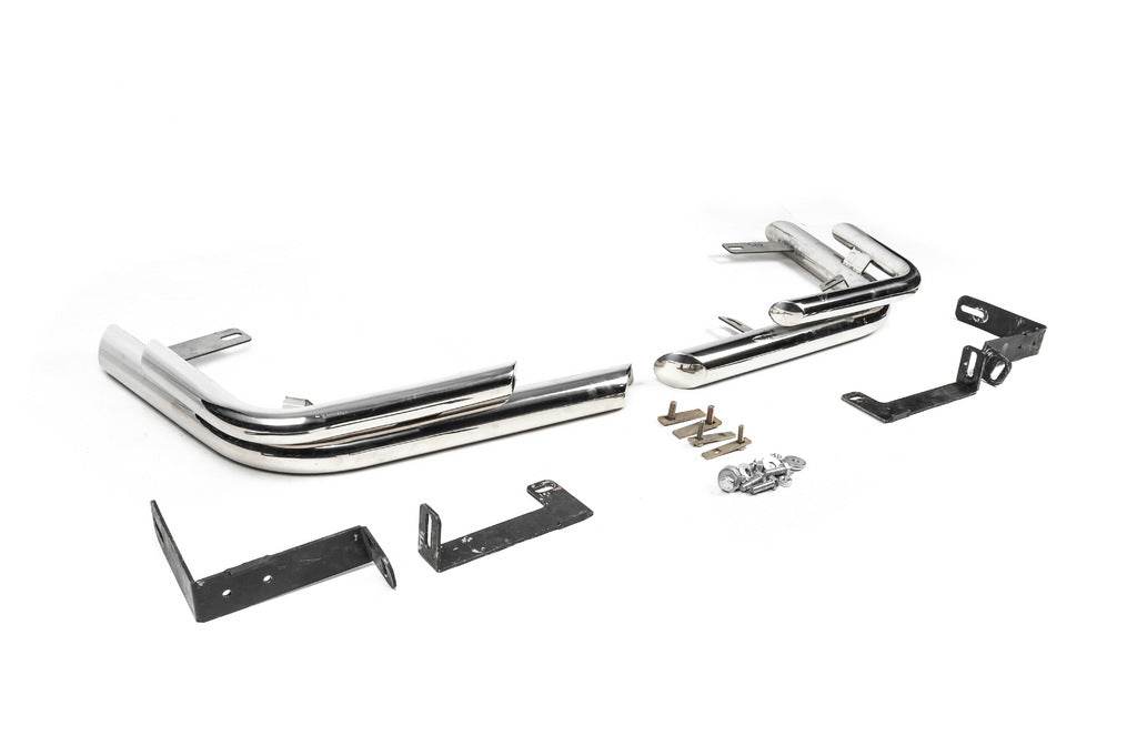 Rear corners AK003-Double (2 pcs., stainless steel) for Nissan X-trail T31 2007-2014 - Reelken Auto