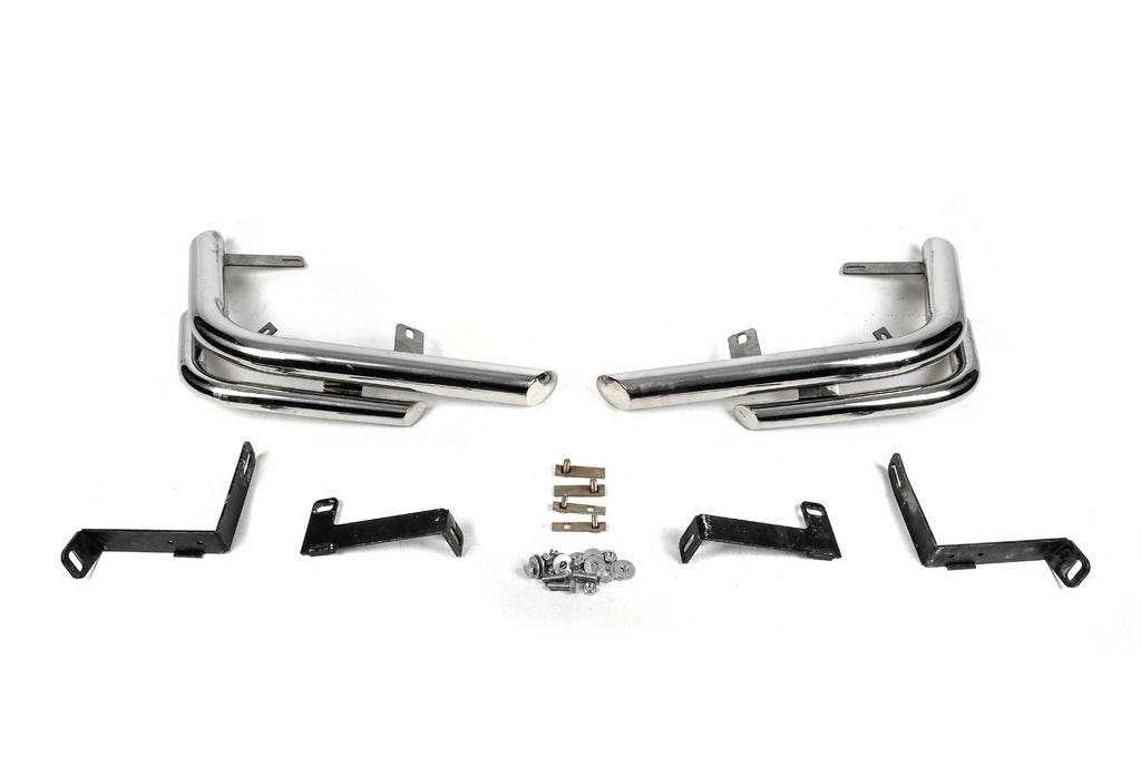 Rear corners AK003-Double (2 pcs., stainless steel) for Nissan X-trail T31 2007-2014 - Reelken Auto