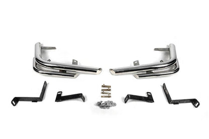 Rear corners AK003-Double (2 pcs., stainless steel) for Nissan X-trail T31 2007-2014 - Reelken Auto