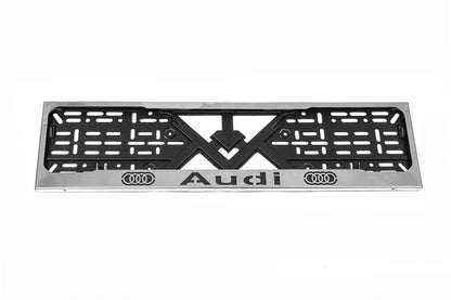 License Plate Frame Chrome Audi (1 pc, Stainless Steel) for Audi - image 3