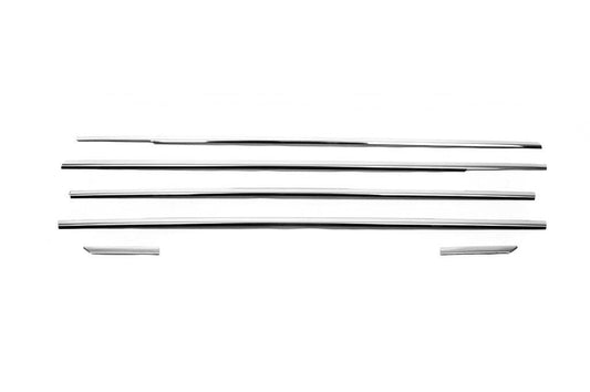 Moldings for glasses (6 pcs, stainless steel.) for Fiat Bravo 2008↗ - Reelken Auto