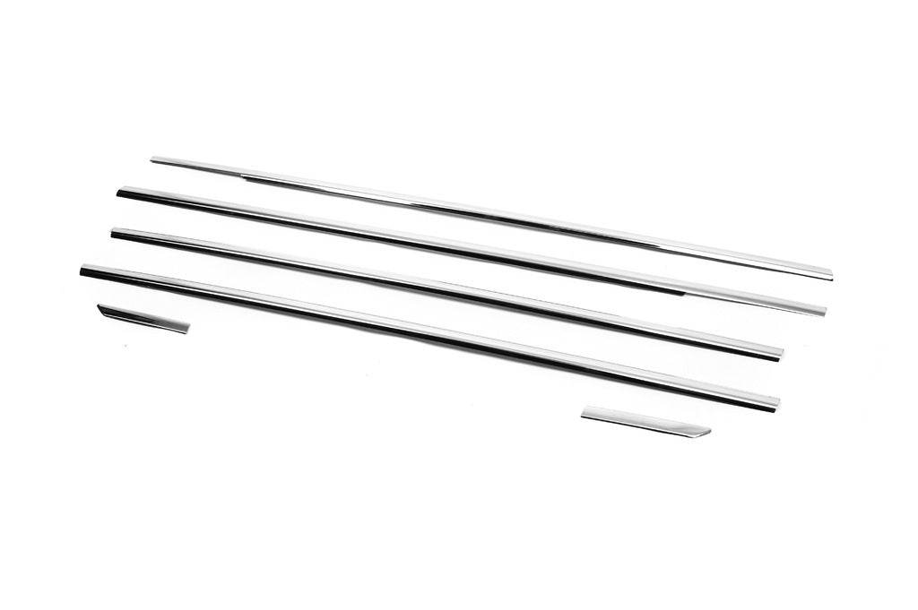 Moldings for glasses (6 pcs, stainless steel.) for Fiat Bravo 2008↗ - Reelken Auto