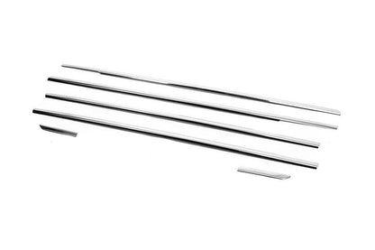 Moldings for glasses (6 pcs, stainless steel.) for Fiat Bravo 2008↗ - Reelken Auto