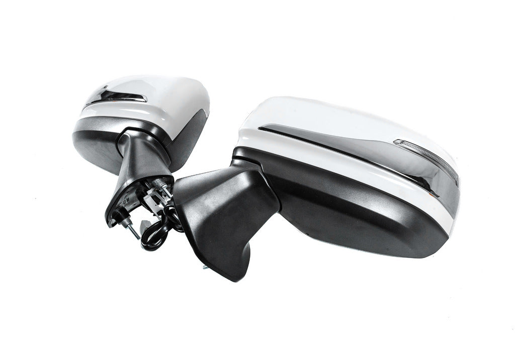 Strips on mirrors (2 piece, chrome) for Toyota Land Cruiser 300 - image 1