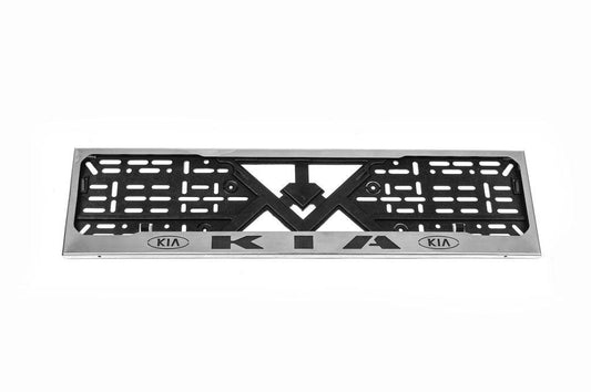 Frame for Kia chrome number (1 pc, stainless steel) for KIA - Reelken Auto