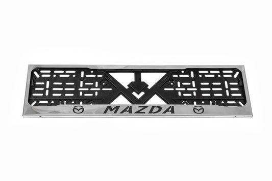 License Plate Frame Chrome Mazda (1 pc, Stainless Steel) for Mazda - image 2