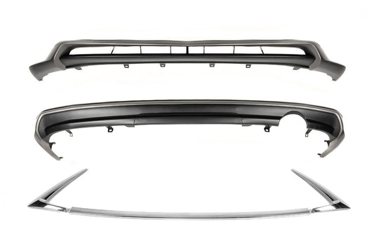 Front and Rear Bumper Extensions (2013-2023, 2 pcs) for Lexus GX460 2009-2023 - image 2