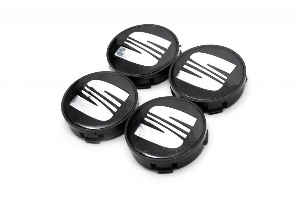 Caps for discs 57/55.5 mm (4 pcs) for Seat - Reelken Auto