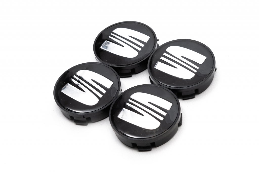 Wheel center caps 57/55.5 mm (set of 4) for Seat - image 1