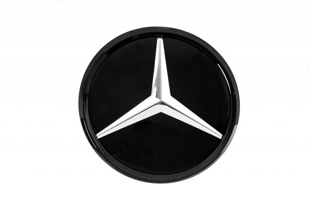 Front emblem under glass black trim a2048806406 for Mercedes C-class W204 2007-2015 - image 1
