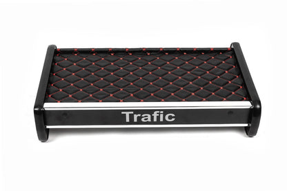 Dashboard Shelf (2001-2010, Black with Red Stitching) for Renault Trafic 2001–2015 - image 2