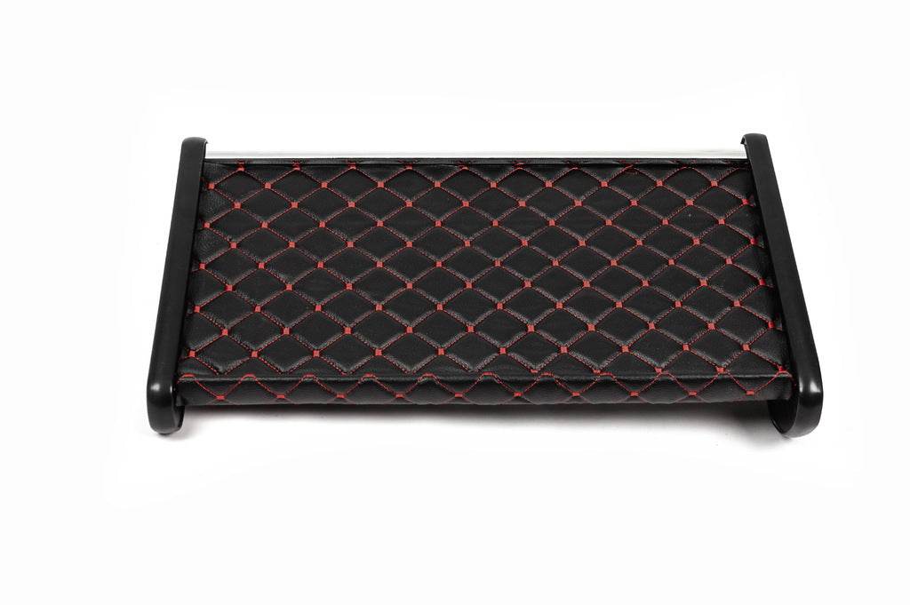 Panel shelf (2001-2010, Black with red thread) for Renault Trafic 2001-2015 - Reelken Auto