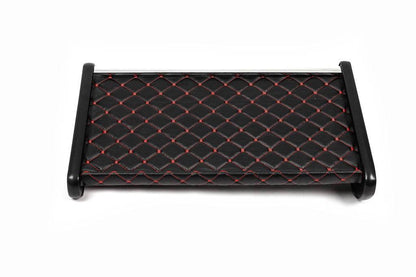 Panel shelf (2001-2010, Black with red thread) for Renault Trafic 2001-2015 - Reelken Auto