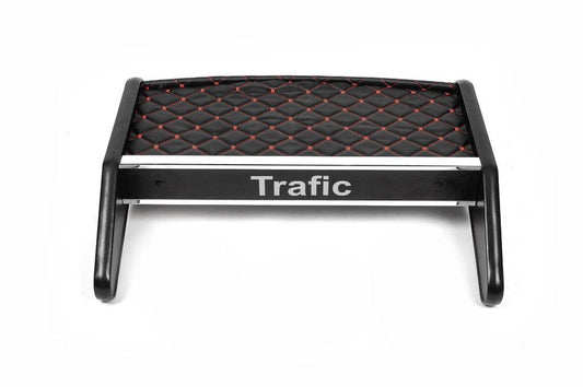 Panel shelf (2010-2014, Black with red thread) for Renault Trafic 2001-2015 - Reelken Auto