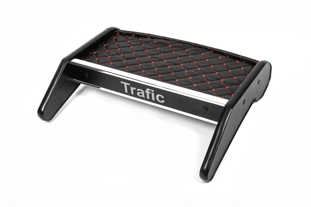 Dashboard Shelf (2010-2014, Black with Red Stitching) for Renault Trafic 2001-2015 - image 1