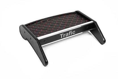 Panel shelf (2010-2014, Black with red thread) for Renault Trafic 2001-2015 - Reelken Auto