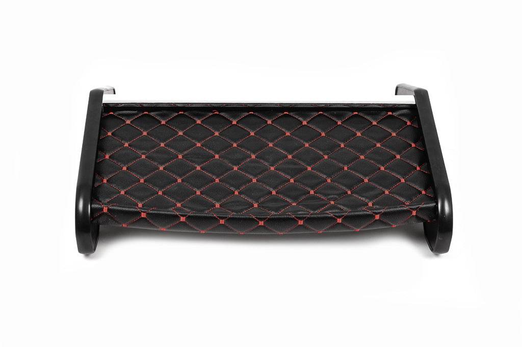 Panel shelf (2010-2014, Black with red thread) for Renault Trafic 2001-2015 - Reelken Auto
