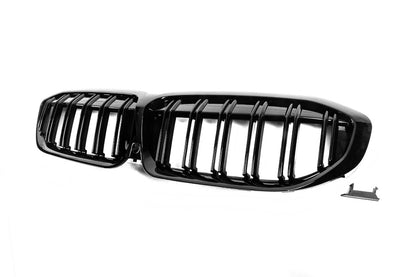 M-Look V2 Kidney Grilles (2018-2022, Gloss Black) for BMW 3 Series G20/21 2018- - image 5