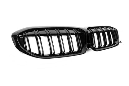 M-Look V2 Kidney Grilles (2018-2022, Gloss Black) for BMW 3 Series G20/21 2018- - image 4