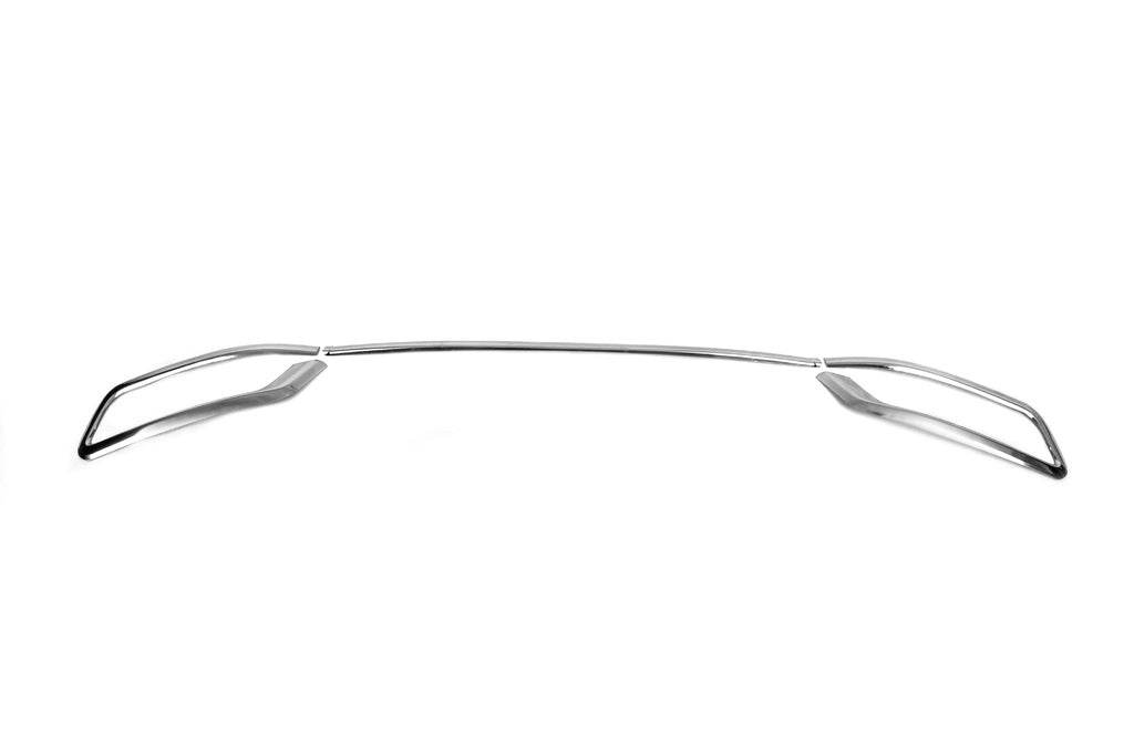 Muffler pads V2 SD/SW (2019+, 3 pcs., stainless steel) for Volkswagen Passat B8 2015-2023 - Reelken Auto