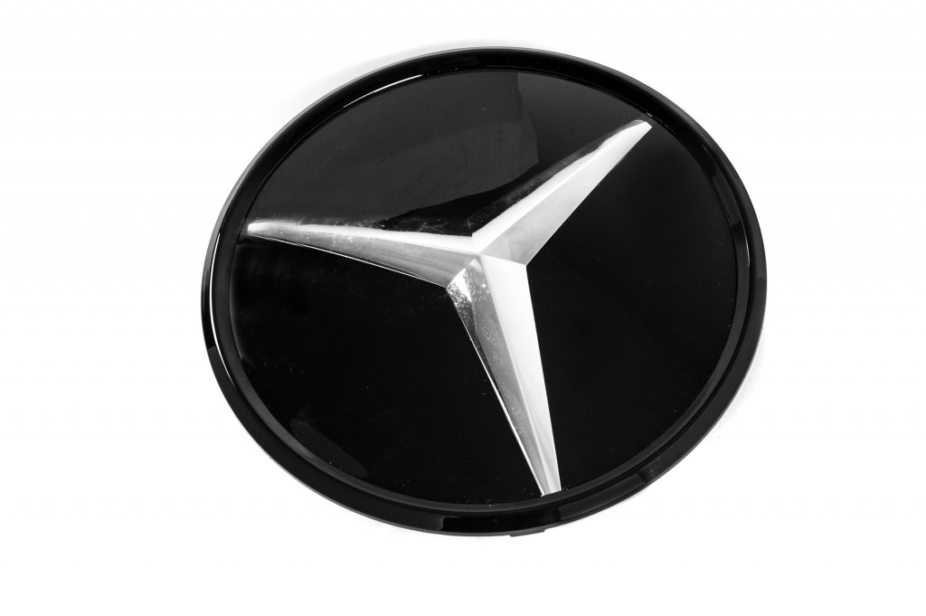 Front emblem under glass, black trim a0008880111 for Mercedes GLC coupe C253 2016-2023 - image 3