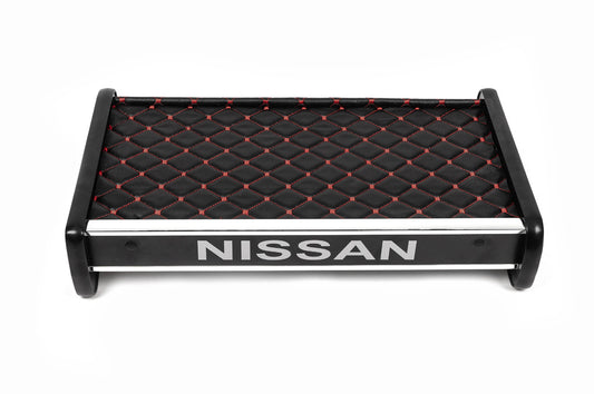 Dashboard Shelf (2001-2010, Black with Red Stitching) for Nissan Primastar 2002-2014 - image 2